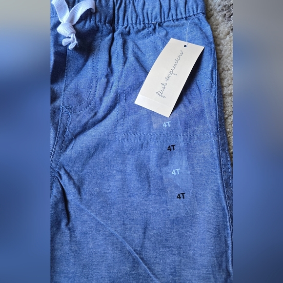 First Impressions Blue Toddler Shorts - Picture 3 of 5